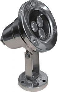 Прожектор для фонтана  3 Вт AquaViva LED светодиодный RGB, нержавеющая сталь (AV-S03M)