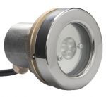 Прожектор светодиодный  8 Вт белого свечения Hugo Lahme Power-LED 2.0 из пушечной бронзы, кабель 5 м (40500420)