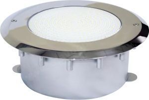 Прожектор  25 Вт Runwill Pools Slim светодиодный универсальный белого свечения, нержавеющая сталь AISI-304 (Р11-23)