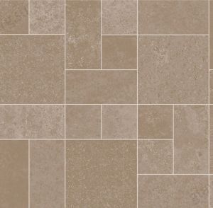 ПВХ пленка для бассейна Viras Beige Natural Stone (бежевая плитка) 25х1,65 м