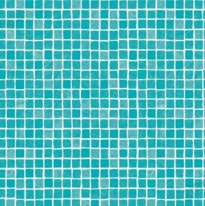 ПВХ пленка для бассейна Viras Turquoise Mosaic (бирюзовая мозаика) 25х1,65 м