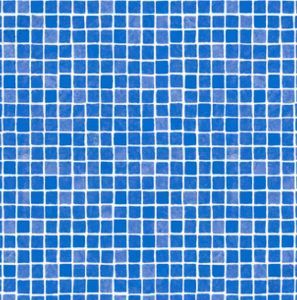 ПВХ пленка для бассейна Viras Blue Mosaic (синяя мозаика) 25х1,65 м