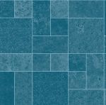 ПВХ пленка для бассейна Viras Blue Natural Stone (синяя плитка) 25х1,65 м