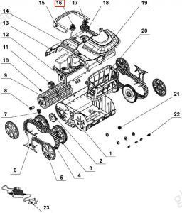 Разъем для зарядки для робота пылесоса Wybotics WY200