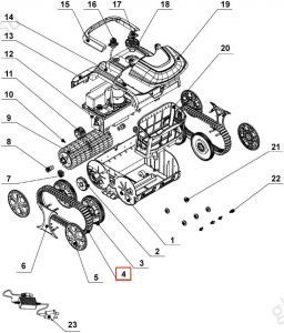 Ремень для робота пылесоса Wybotics WY200