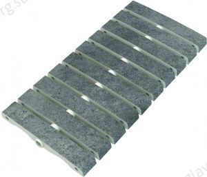 Переливная решетка гибкая Serapool Pool Garden Anthracite 200х500х25 мм (PGA2050GF)