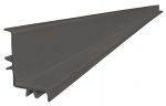Опорный профиль для решеток REWO коричневый 34х22, 2 метра (NCS S 7005-Y80R)