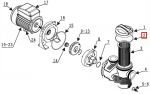 Резиновое уплотнение крышки префильтра насоса фильтровальной установки Laswim (01-02)