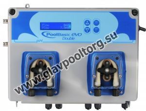 Система дозирования и контроля 1,5 л/ч SEKO Pool Basic Pro Evo pH/Redox (ОВП), двойной насос (SPMBASPA0044)