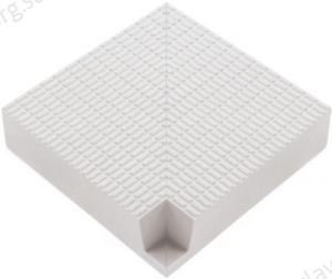 Плитка бордюрная угловая внутренняя Serapool Petit Carre 125х125 мм, без глазури (50220.3)