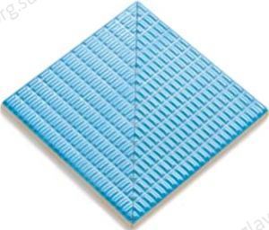 Плитка бордюрная угловая Serapool Petit Carre 125х125 мм, светло-голубой (50201)