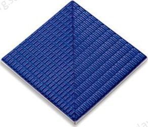 Плитка бордюрная угловая Serapool Petit Carre 125х125 мм, кобальт (50207)