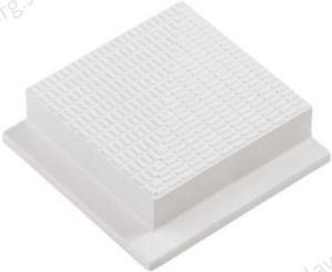 Плитка бордюрная угловая наружная Serapool Petit Carre 125х125 мм, без глазури (50220.4)