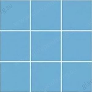 Мозаика фарфоровая Serapool 300х300 мм голубая (80091.2)