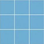 Мозаика фарфоровая Serapool 300х300 мм голубая (80091.2)