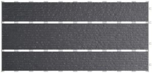 Переливная решетка Serapool Apache 200x500х25 мм, антрацит (IA919.2)