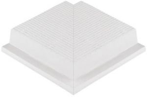 Плитка бордюрная угловая Serapool Petit Carre 125х125 мм, без глазури (202-2030К)