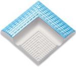 Плитка бордюрная угловая с поручнем Serapool Petit Carre 125х125 мм, светло-голубой (40201) Плитка бордюрная угловая с поручнем Serapool Petit Carre 125х125 мм, светло-голубой (40201)