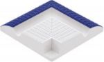 Плитка бордюрная угловая с поручнем Serapool Petit Carre 125х125 мм, кобальт (40227) Плитка бордюрная угловая с поручнем Serapool Petit Carre 125х125 мм, кобальт (40227)