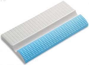 Плитка бордюрная с поручнем Serapool, светло-голубой 125х250 мм (10201)