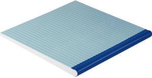 Плитка фарфоровая для ступеней Serapool Petit Carre 300х300 мм, кобальт-светло голубой (217-2027)