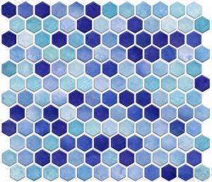 Мозаика фарфоровая Serapool Versicolor 300х300 мм, темно-синий (HG3559)