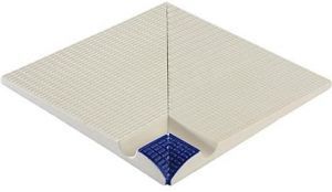 Плитка бордюрная угловая с поручнем Serapool Petit Carre кобальт, 250х250 мм (106-2007IK)