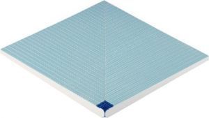 Плитка угловая для ступеней Serapool Petit Carre 300х300 мм, кобальт-светло-голубой (217-2027IK)