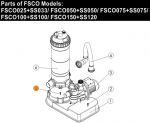 Шайба платформы для фильтра картриджного СЕ и насоса SS Emaux (590004167)