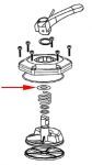 Шайба скольжения ротора 6-ти позиционного вентиля Emaux MPV-01 (MPV-01-007)