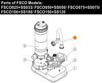Шланг для фильтра картриджного СЕ и насоса SS Emaux FSCO (Е071002)