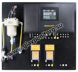 Система дозирования и контроля dinotecNET+ ready Cl/Rx/pH с сенсорной панелью (2599-101-92)