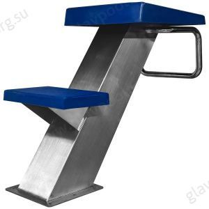 Стартовая тумба наклонная 700 мм AquaViva, нержавеющая сталь AISI-304