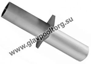 Стеновой проход 300 мм Акватехника из нержавеющей стали AISI-316 (АТ 09.07M)
