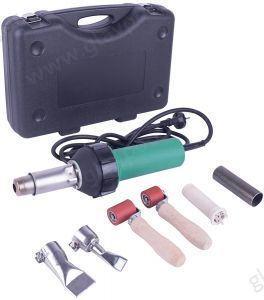 Фен строительный для сварки ПВХ Lesite LST1600S 1600 Вт, 220 В с кейсом Фен строительный для сварки ПВХ Lesite LST1600S 1600 Вт, 220 В с кейсом
