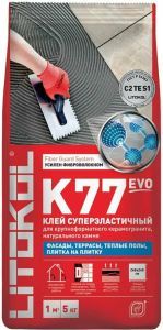 Смесь клеевая цементная Litokol SUPERFLEX K77, 5 кг
