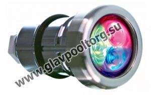 Прожектор  4 Вт Astral Pool LumiPlus Micro Quick 2.11 светодиодный универсальный RGB DMX, ABS-пластик/нержавеющая сталь (64558)