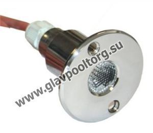 Прожектор светодиодный  1 Вт белого свечения Аквасектор из нержавеющей стали AISI-304 (АС 10.060)
