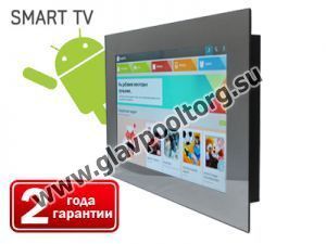 Телевизор Smart TV для ванной и бассейна, диагональ 22" (AVS220SMС) - зеркальная рамка