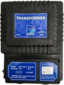 Трансформатор 300 Вт Gemas IP65 (05074p) Трансформатор 300 Вт Gemas IP65 (05074p)