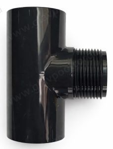 Тройник ПВХ 90° переходной 32х1" НРх32 мм PN10 Plimat (01101310015)