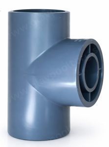 Тройник редукционный ПВХ 90°  90 х 50 мм Coraplax (7104088)