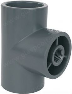 Тройник редукционный ПВХ 90°  25 мм х 1/2" ВР Coraplax (7304026)