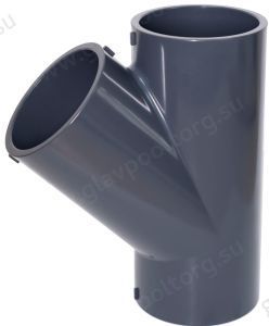 Тройник ПВХ 45°  50 мм PN10 OLAXI (414050010)