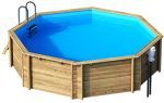 Каркасный бассейн Tropic Octo 414 деревянный 4,14х1,20 с песочным фильтром (271112015)