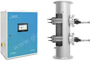 Установка УФ обеззараживания воды 385 м3/ч Lifetech CLEAR-DIRECT, 8 кВт, DN300, автоматический