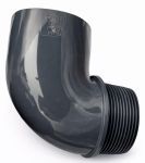 Угольник ПВХ 90° 63х2" НР PN10 Plimat (01101210017)