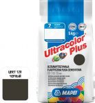 Затирка для швов Mapei Ultracolor Plus, 120 (черный), 5 кг