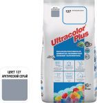 Затирка для швов Mapei Ultracolor Plus, 127 (арктический серый), 2 кг