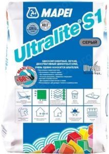 Клей цементный Mapei Ultralite S1 серый, 15 кг